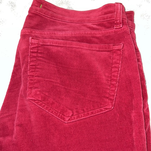 ❤️🍒JBrand PRISTINE🍒❤️cherry red skinny leg cords. Size 29. Like new! - Picture 3 of 8